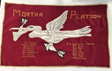 Textile - Mortar Platoon Flag