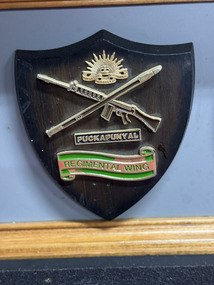Plaque - Presentation Plaque, Puckapunyal Regimental wing plaque