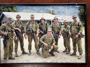 Photograph - Framed Photograph, Members of 5/6 in Op Anode