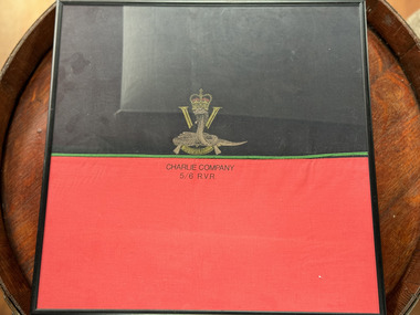 Flag - C Coy Flag, C Coy Flag in a frame