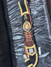 Ceremonial object - Banner Belt, The Royal Melbourne Regiment Banner Belt