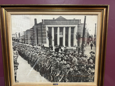Photograph - Photograph of The Royal Melbourne Regiment, The Royal Melbourne Regiment on parade