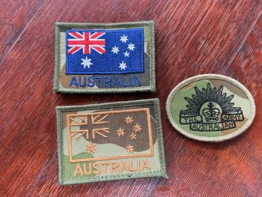 Uniform - AUS patch and raising sun, Australian Patches and raising sun in DPCU