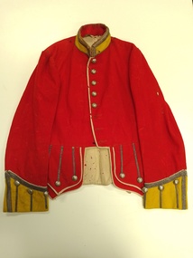 Uniform - VSR Officer Scarlet full dress doublet, c1901-1911