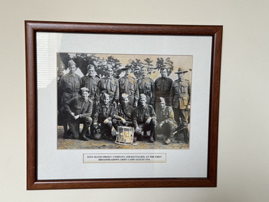 Photograph - Photograph of the members of 6th Battalion in 1914