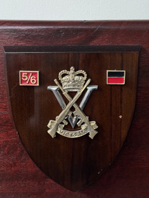 Plaque - 5/6 Royal Victorian Regiment Plaque