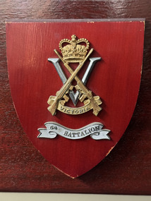 Plaque - 6th Battalion RVR plaque