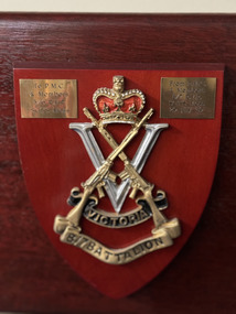 Plaque - 8/7 Battalion Plaque