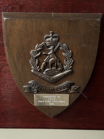 Plaque - 6th RAR plaque