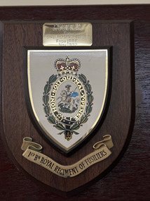 Plaque - 1st BN Royal Regiment of Fusiliers