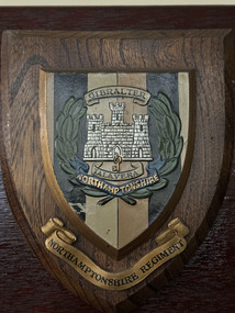 Plaque - Northamptonshire Regiment plaque