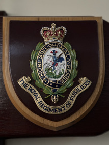 Plaque - The Royal Regiment of Fusiliers plaque