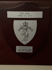 Plaque - 3 EME SVC Unit plaque