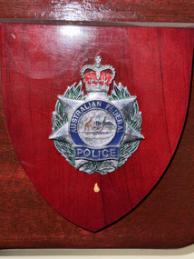 Plaque - Australian Federal Police plaque