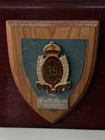 Plaque - 39th Infantry Battalion plaque