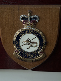 Plaque - 10 RAAF Squadron plaque
