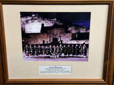 Photograph - Pipes and Drums of the 5/6th RVR Edinburgh Military tatto 2000