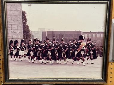 Photograph - Pipes and Drums on parade