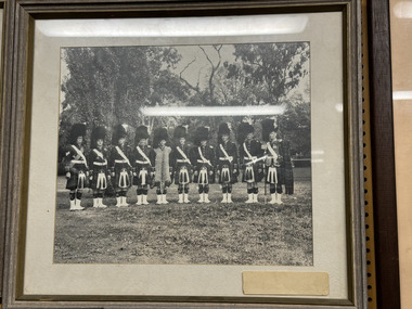 Photograph - Pipes and Drum members