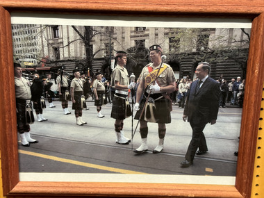 Photograph - Photograph of PD on parade during ANZAC day