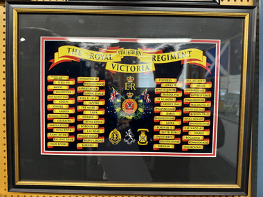 Print - 5/6 RVR battle honours