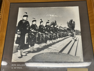 Photograph - Pipe Drums photo 1970