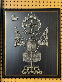 Plaque - 2/17 Pipes & Drums