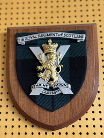 Plaque - The Royal Regiment of Scotland plaque