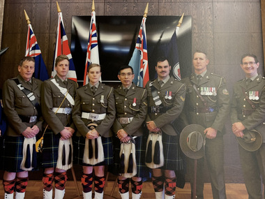Photograph - Photo of Pipes and Drum with CO and RSM
