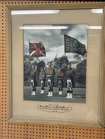 Photograph - Photo of Kings Colour and Battle honours