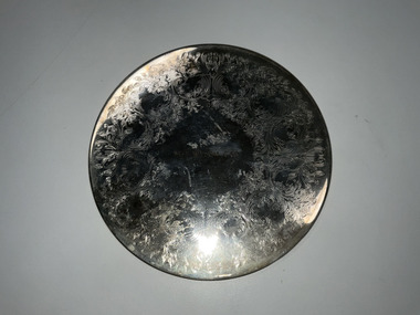 Domestic object - Silver place mat - WO1 L Wilson CSC