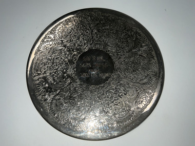 Domestic object - Silver Place Mat WO2 C.G. Nunes