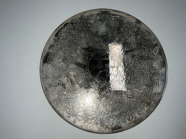 Domestic object - Silver Place Mat- WO2 G. Murphy