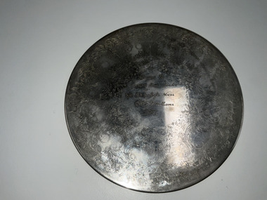 Domestic object - Silver Place Mat - SGT P Williams