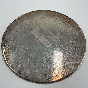 Domestic object - Silver Place Mat - WO2 S Hockley RQMS 93-94