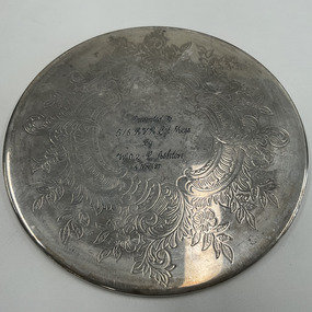 Domestic object - Silver place mat -WO2 P Ashton