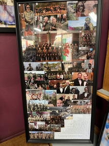 Photograph - Various of photos in a single photo frame of the members of C Coy 5/6 RVR