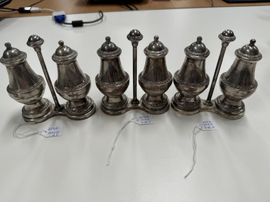 Functional object - Silver Salt and Pepper Shakers