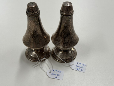 Functional object - Silver Salt and Pepper Shakers