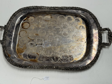 Functional object - Platter -  6th Bn RVR SGTs Mess at closing date 30 jULY 1975