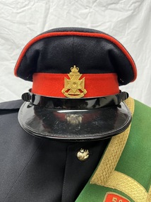 Uniform - Peaked Blues Cap from the 58th/32nd Battalion (The Melbourne Rifles) 1948-1955