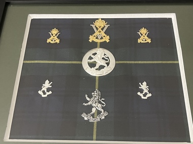 Artwork, other - 5th Infantry Battalion (Australia) Link to A COY 5/6 RVR Framed Badges and Information