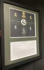 Artwork, other - 5th Infantry Battalion (Australia) Link to A COY 5/6 RVR Framed Badges and Information