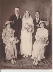 Digital photograph, Wedding of Theresa Wallis and Allan Dunn, 1935, 1935