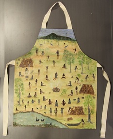 Art Apron, The Yarning Circle by Marlene Gilson, 2019