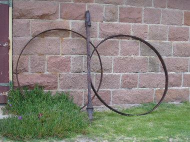 Axle and wheel rims
