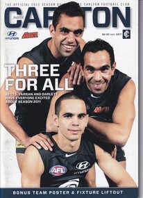 88 Page Colour Magazine, The Official 2011 Season Guide To The Carlton Football Club, 2011