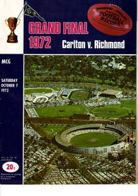 Football Record Grand Final 1972, 1972 Carlton V Richmond, 1972