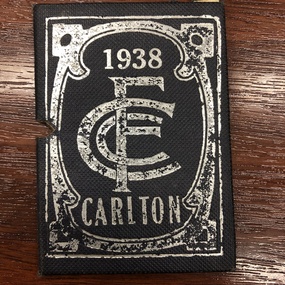 Membership Ticket, 1938 Carlton FC Membership Ticket, 1938