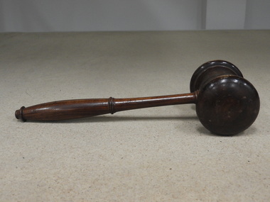 Wooden Gavel, Wooden Gavel Made From the wood of S S Edina, 1957